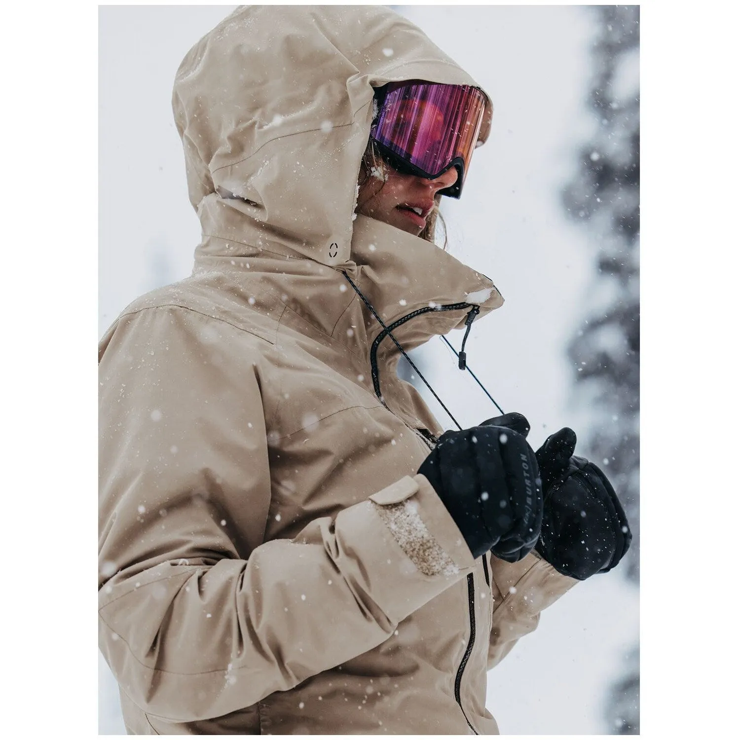 Burton [ak] Embark GORE-TEX Jacket Womens 2025 Summit Taupe
