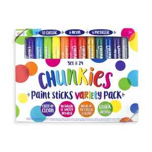 Chunkies Paint Sticks - Set of 24 Variety Pack