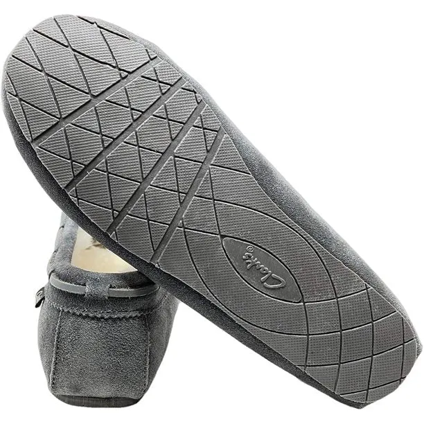 Clarks Indoor Slipper Moccasin Women's Outdoor and Global reach Suede Smart-enabled 