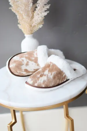 Cowhide Slippers