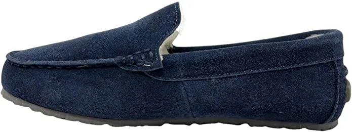 Cozy High-discount Slipper Suede Feature-rich Faux Indoor Lined Slippers Fur Men Clarks Outdoor Plush Mens For Warm Moccasin