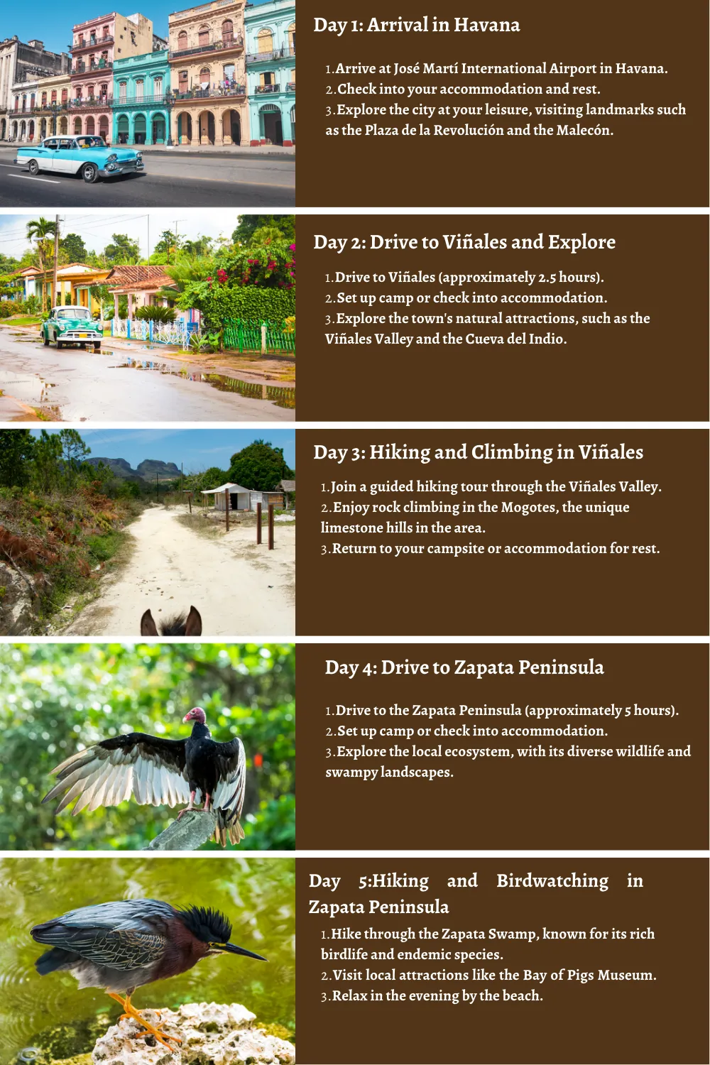 Cuba - Salsa Beats and Timeless Treasures: A 10 Day Itinerary to Camping, Surfing, Climbing, Hiking, and Zip-Lining