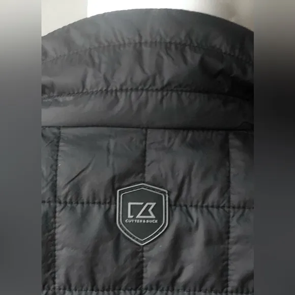 CUTTER &amp; BUCK Rainier Nylon Insulated Full Zip Puffer Vest Size S  *BRANDED NWT