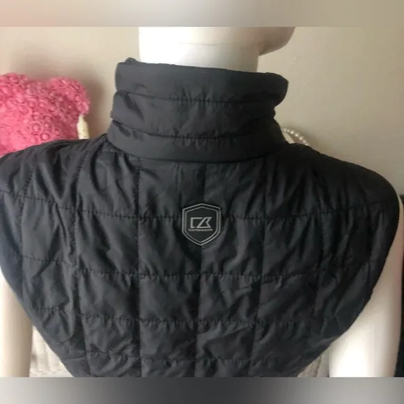 CUTTER &amp; BUCK Rainier Nylon Insulated Full Zip Puffer Vest Size S  *BRANDED NWT