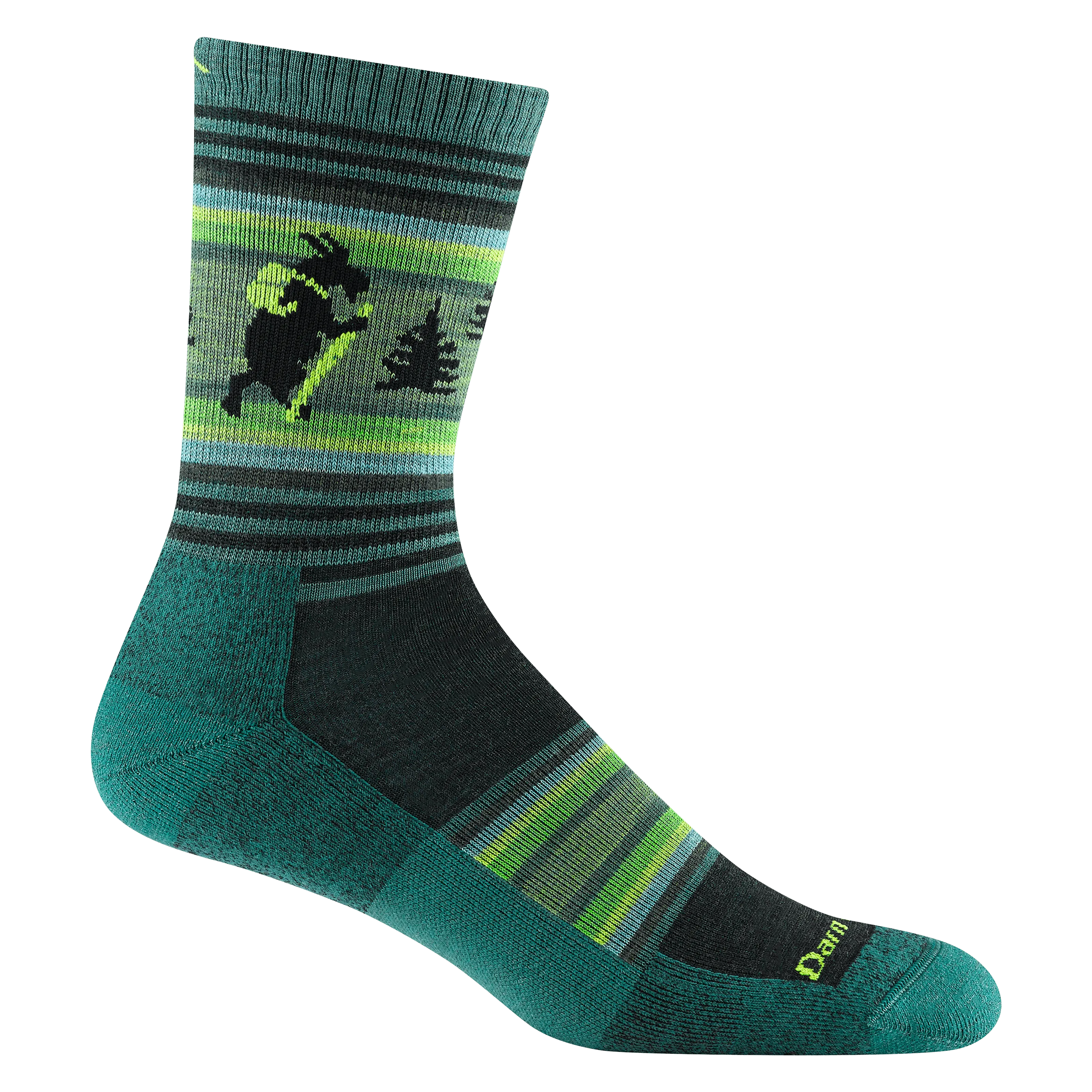 Darn Tough Mens Willoughby Micro Crew Lightweight Hiking Socks
