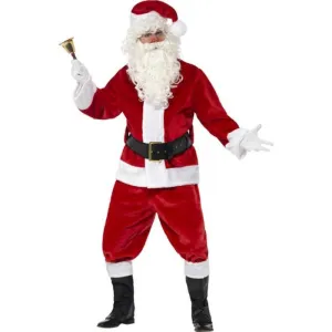 Deluxe Santa Costume & Hat