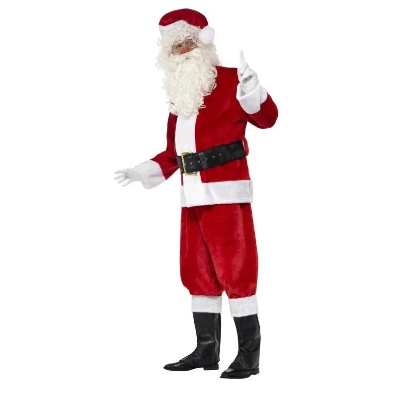 Deluxe Santa Costume & Hat