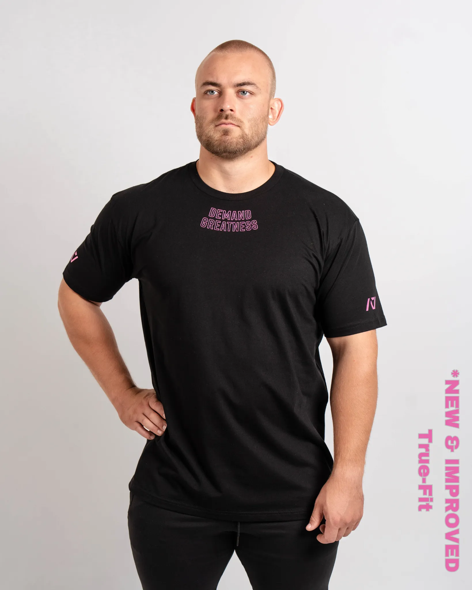 Demand Greatness True-Fit Men's Meet Shirt - IPF Approved - Flamingo