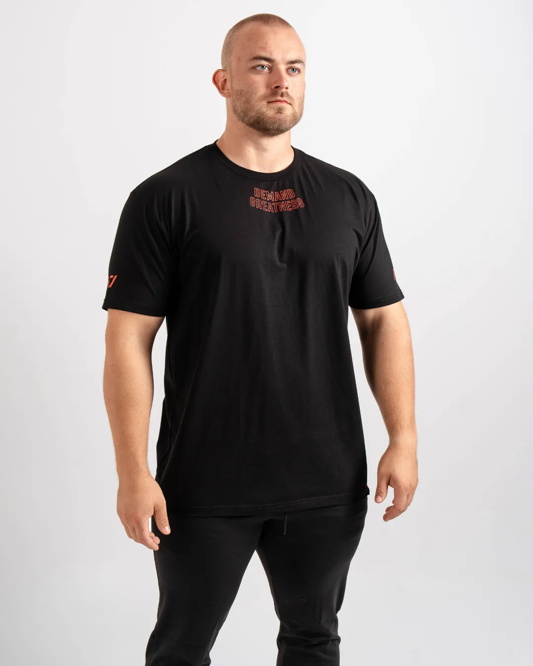Demand Greatness True-Fit Men's Meet Shirt - IPF Approved - Red Dawn