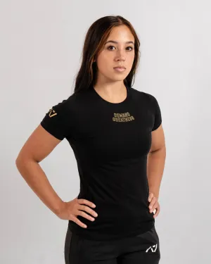 Demand Greatness True-Fit Women's Meet Shirt - IPF Approved - Gold Standard