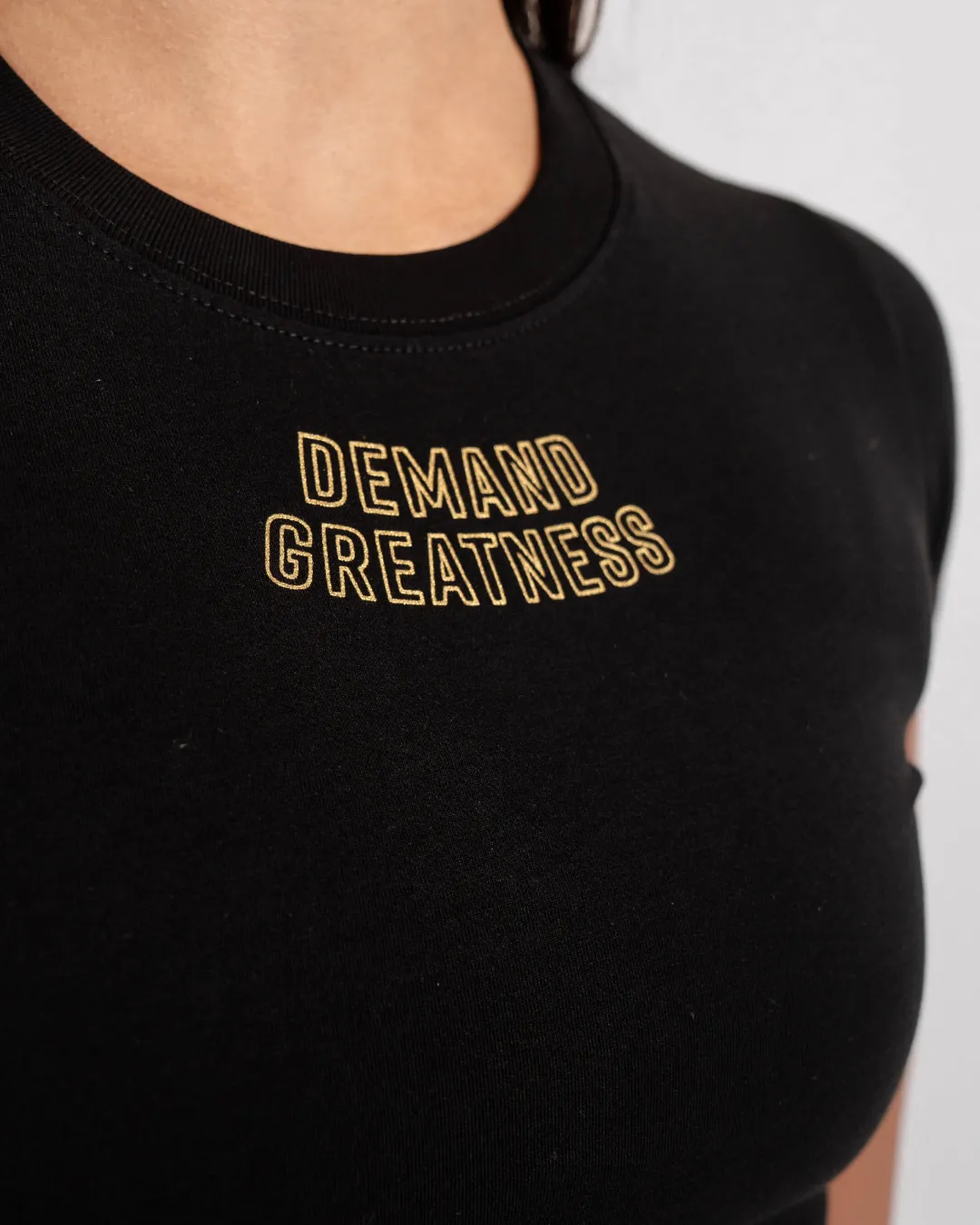 Demand Greatness True-Fit Women's Meet Shirt - IPF Approved - Gold Standard