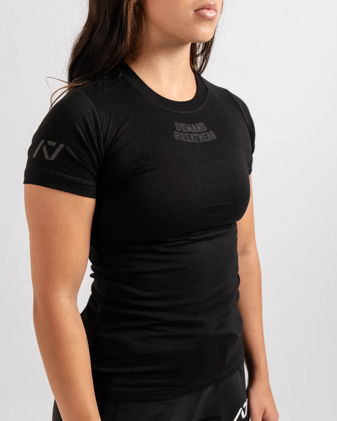 Demand Greatness True-Fit Women's Meet Shirt - IPF Approved - Stealth