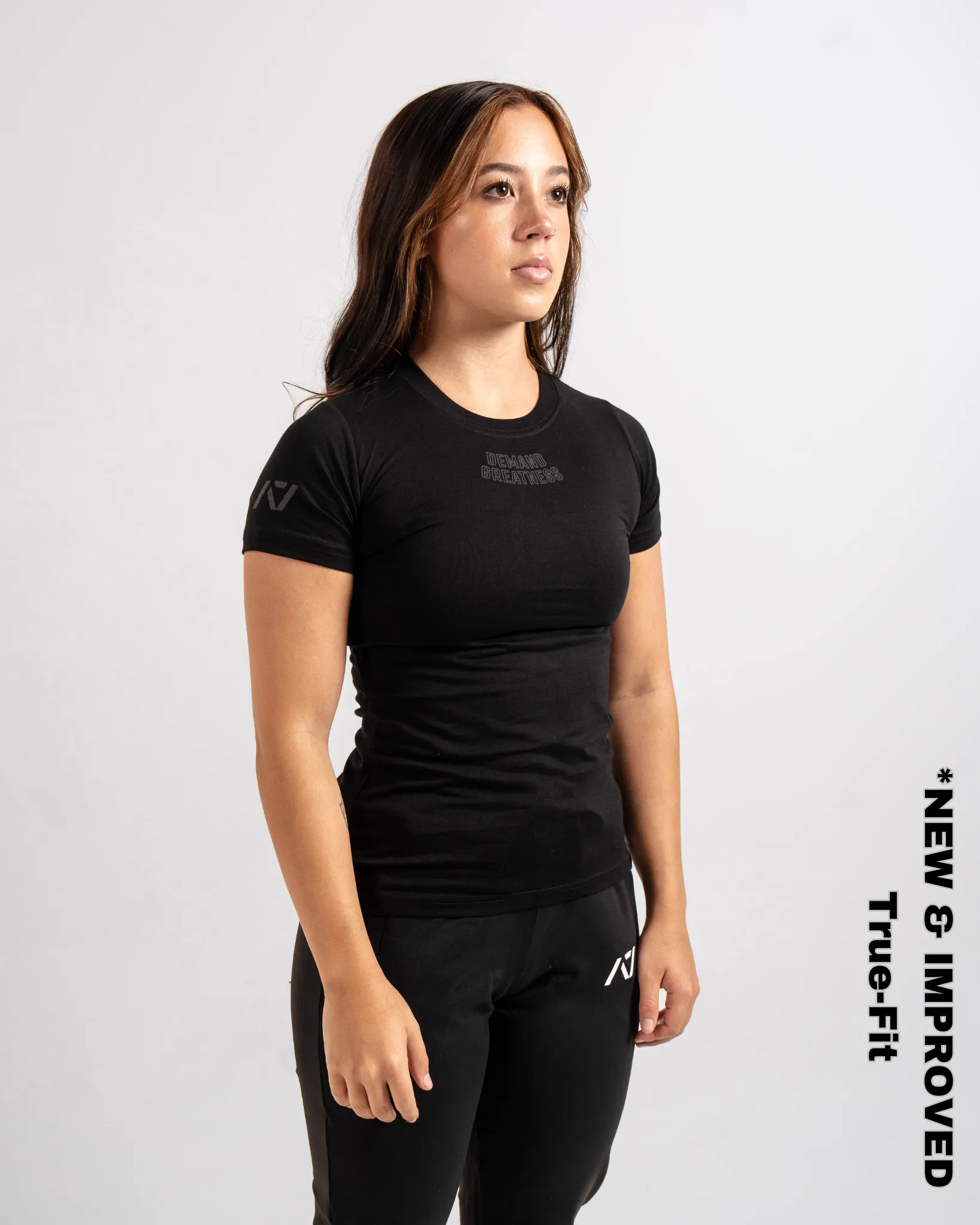 Demand Greatness True-Fit Women's Meet Shirt - IPF Approved - Stealth