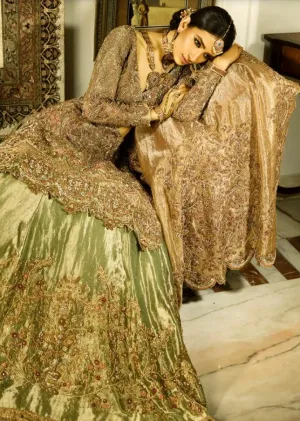 Designer Silk Lehnga for Wedding in Pista Green Color #N7062