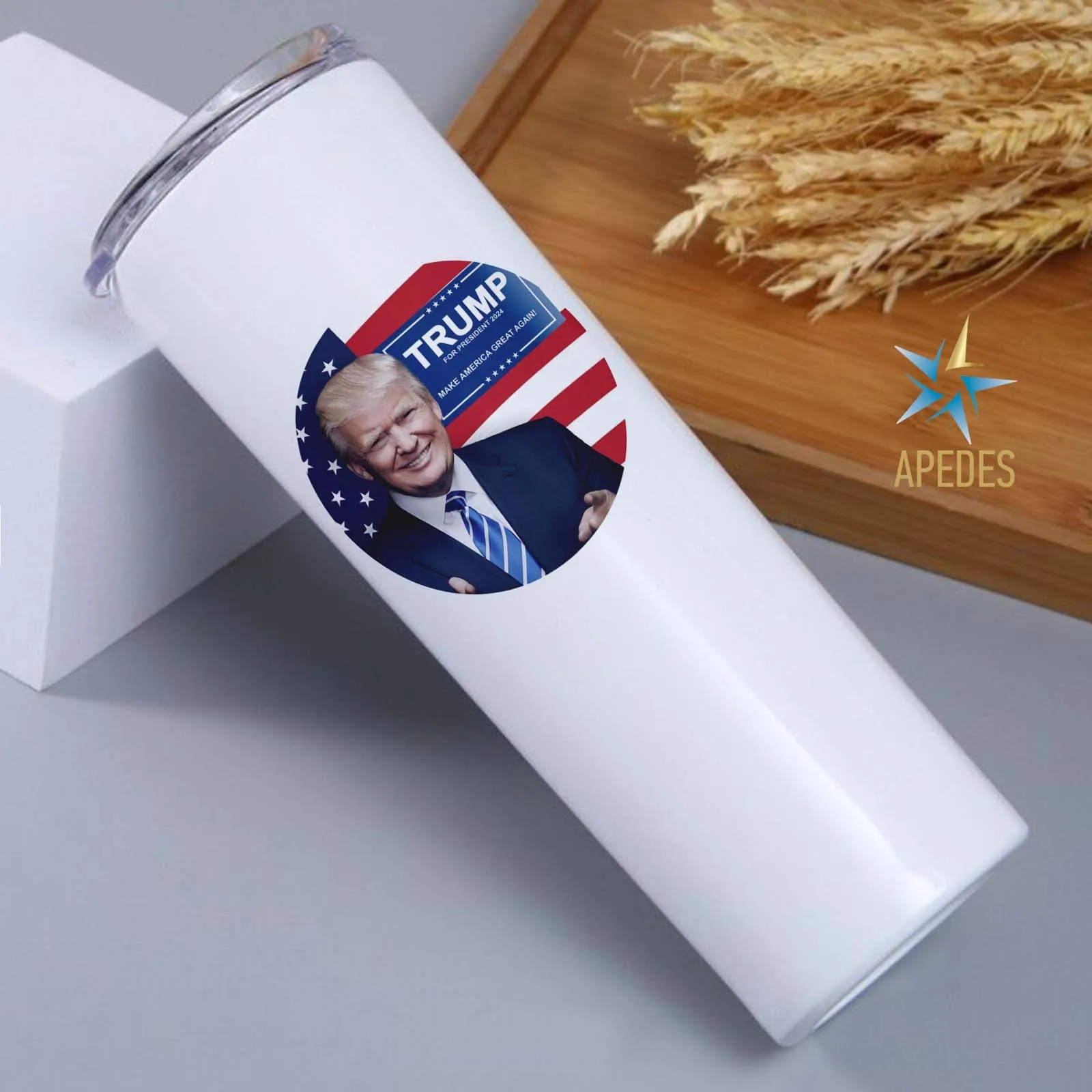 Donald Trump 2024 President USA Stainless Steel Skinny Tumbler 20 OZ