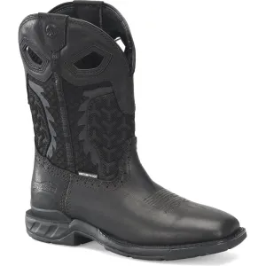Double H Men's Phantom Rider Shadow 11" Waterproof Roper Work Boot -Black- DH5381