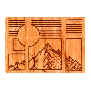 Dream Windows Wood Sticker