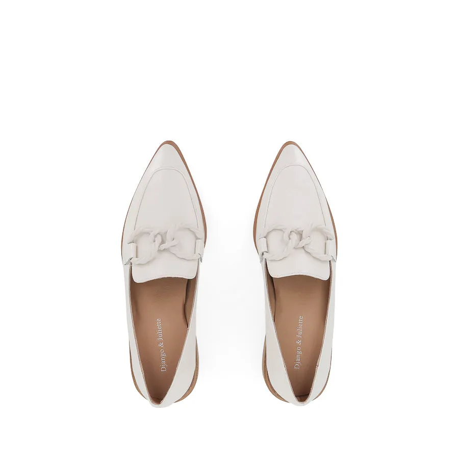 ELGIN - IVORY PATENT LEATHER