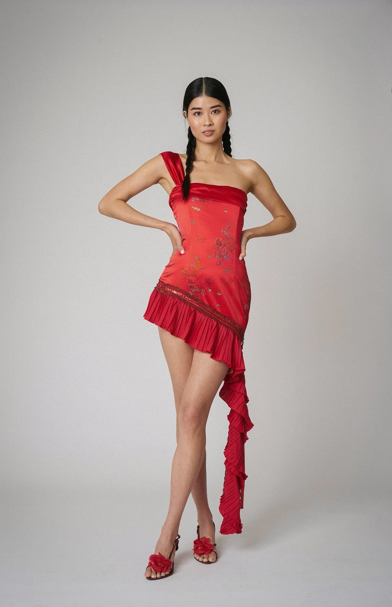 ELOISE DRESS - RUBY