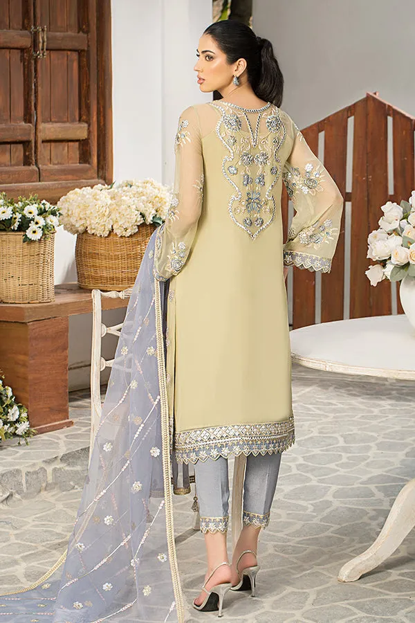 Embroidered Chiffon Pakistani Salwar Kameez Dupatta