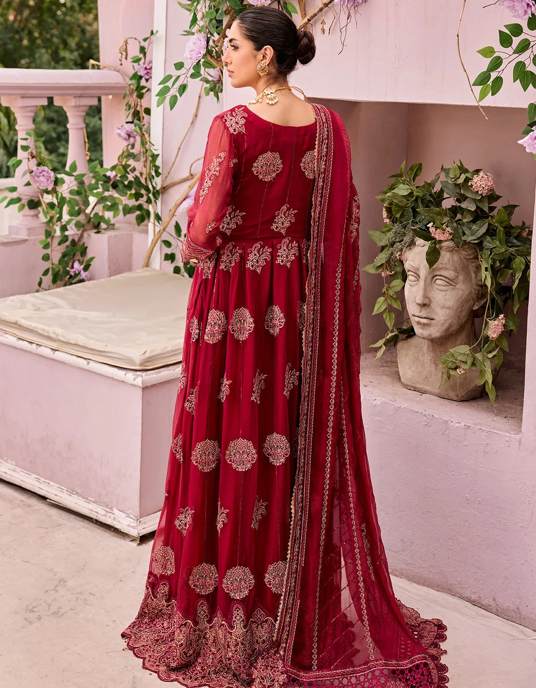 Embroidered Kameez Trouser Pakistani Wedding Dress