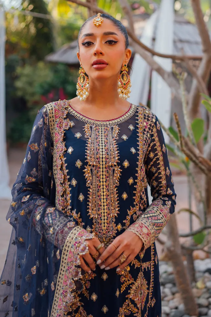 Embroidered Pakistani Dress in Kameez Trouser Style