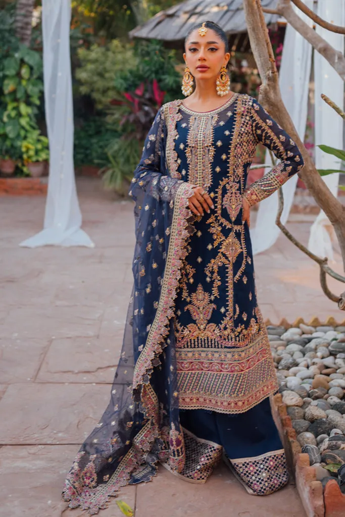 Embroidered Pakistani Dress in Kameez Trouser Style
