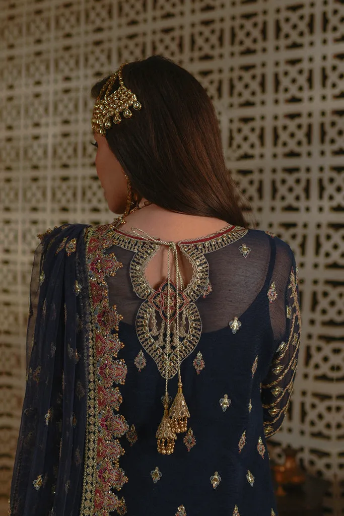 Embroidered Pakistani Dress in Kameez Trouser Style