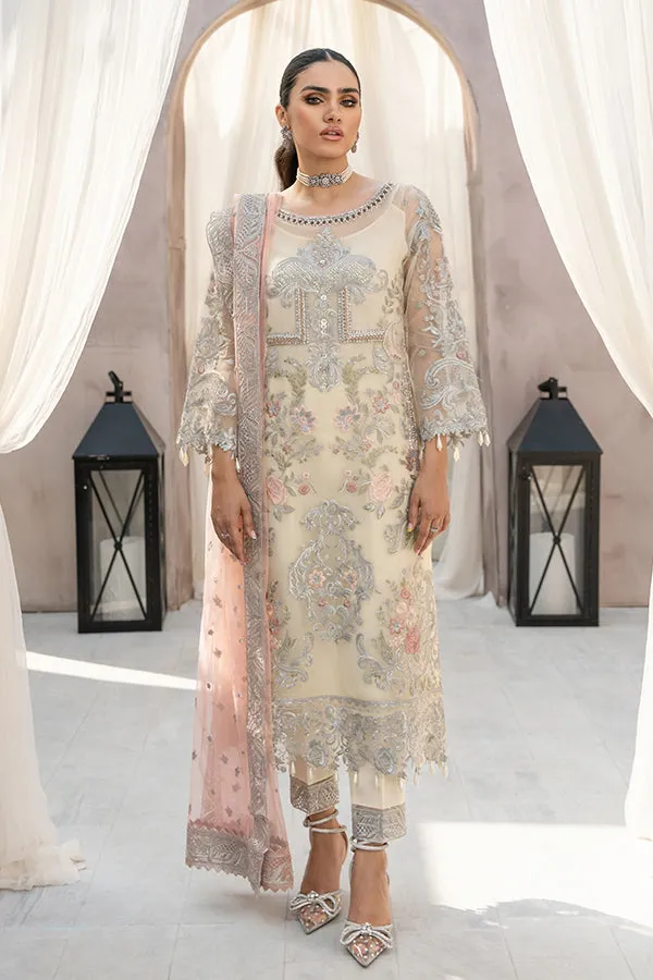 Embroidered Pakistani Salwar Kameez Dupatta in Organza