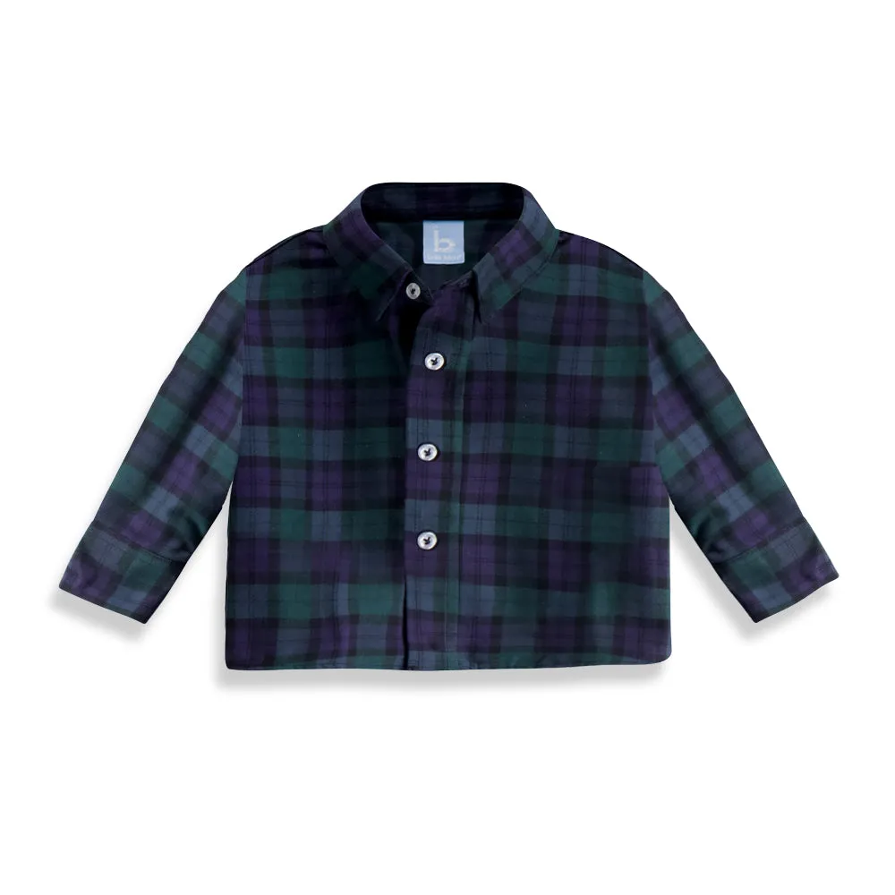 Eton Long Sleeve Dress Shirt -- Melbourne Plaid