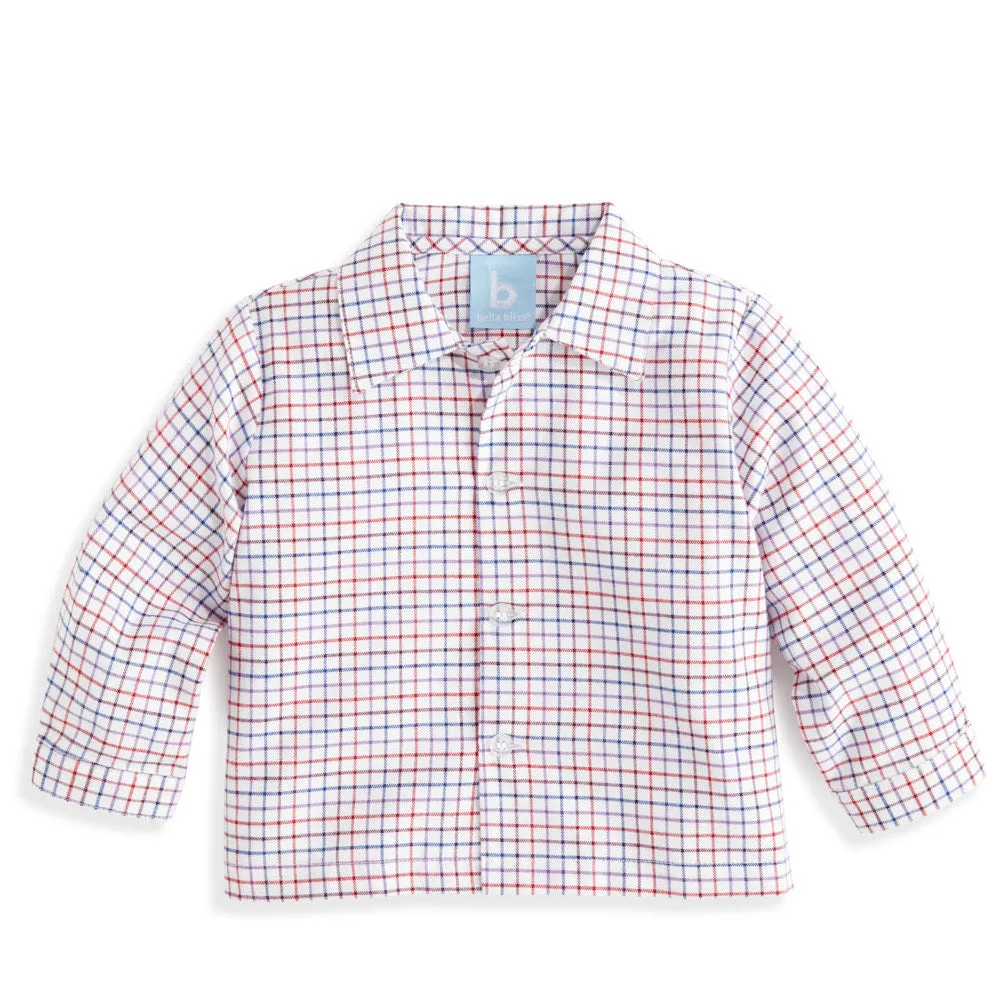 Eton Long Sleeve Dress Shirt -- Porter Check