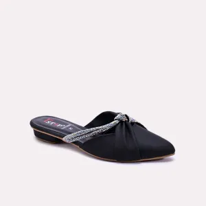 Evadne Black Fancy Mules 0431330