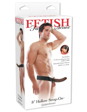 Fetish Fantasy Series 8&quot; Hollow Strap-on - Brown *