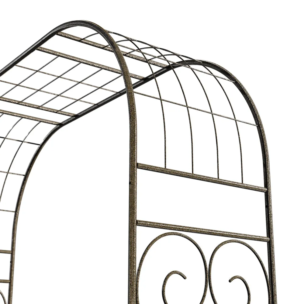 Flat Top Garden Trellis|Unique Metal Garden Arch