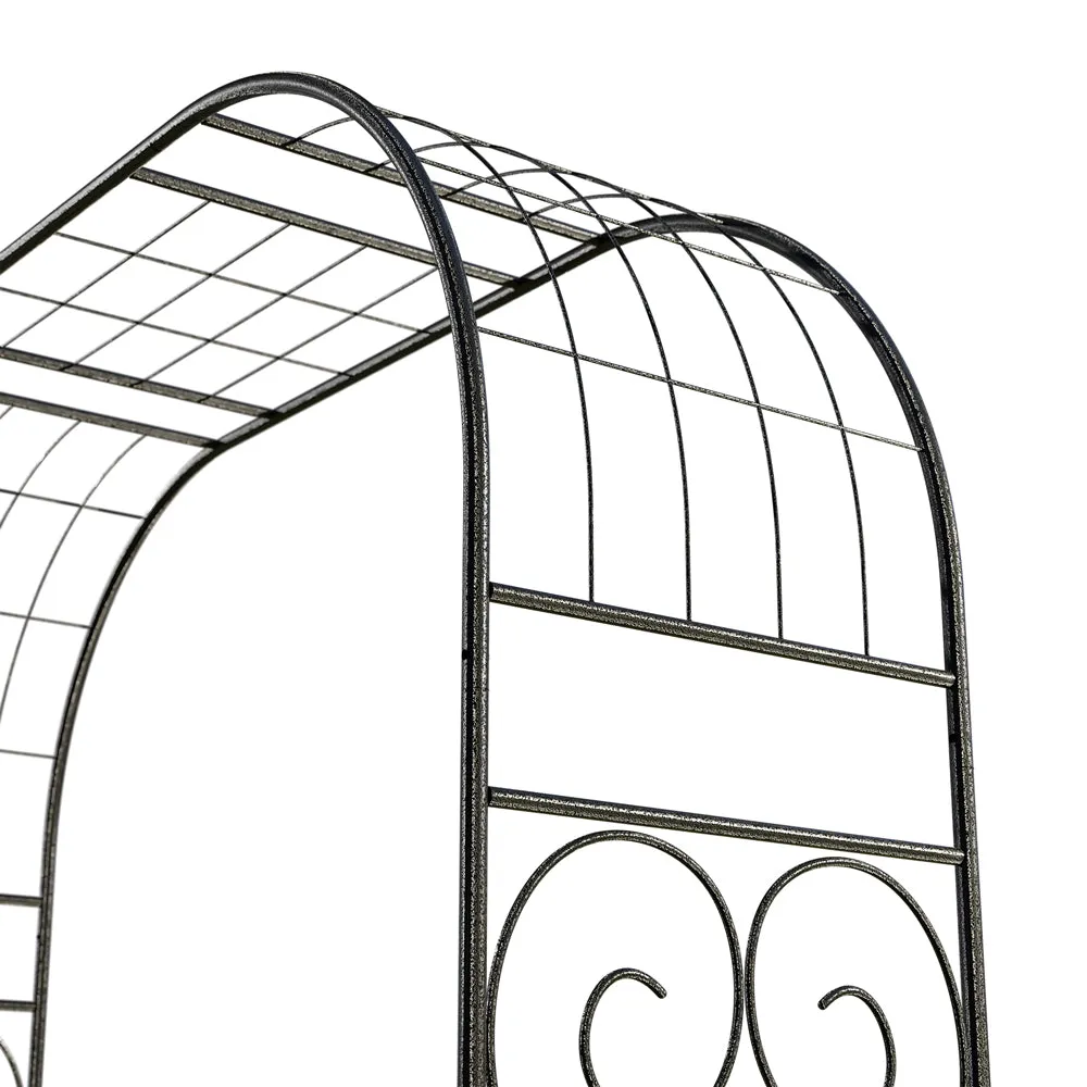 Flat Top Garden Trellis|Unique Metal Garden Arch