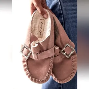 Free People Shearling After Riding Mules - Final Sale