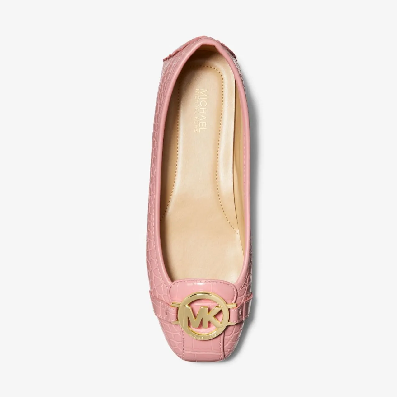 Fulton Crocodile Embossed Faux Leather Moccasin