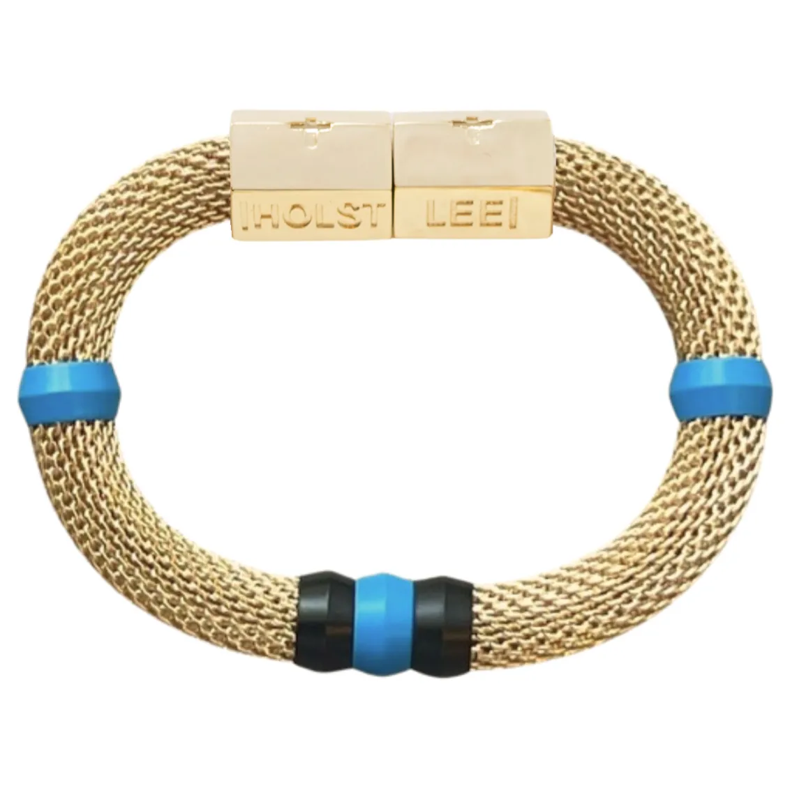 Gameday Mesh Bracelets Blue/Black