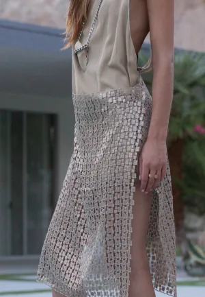 Goddess Pleated Dress
