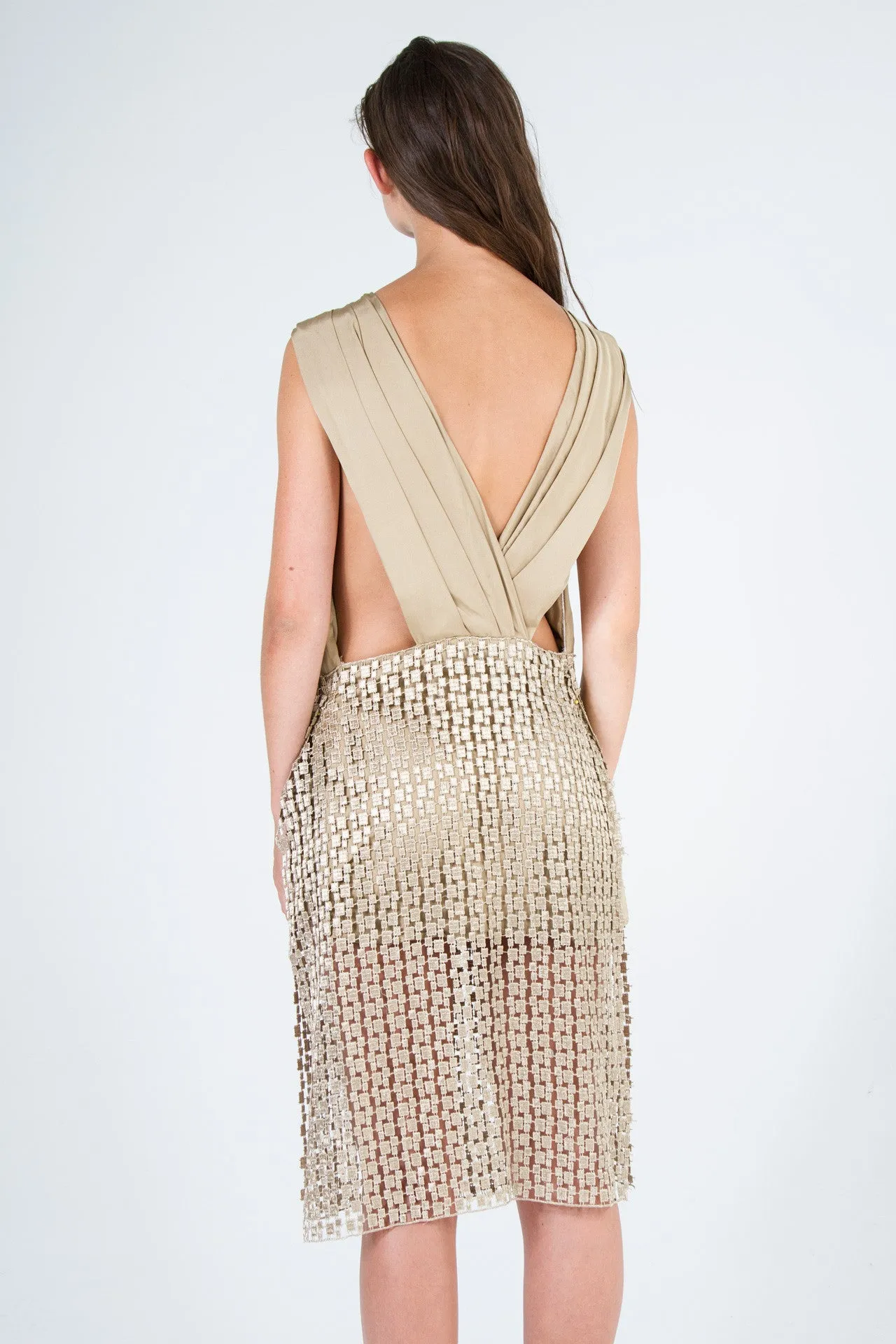 Goddess Pleated Dress