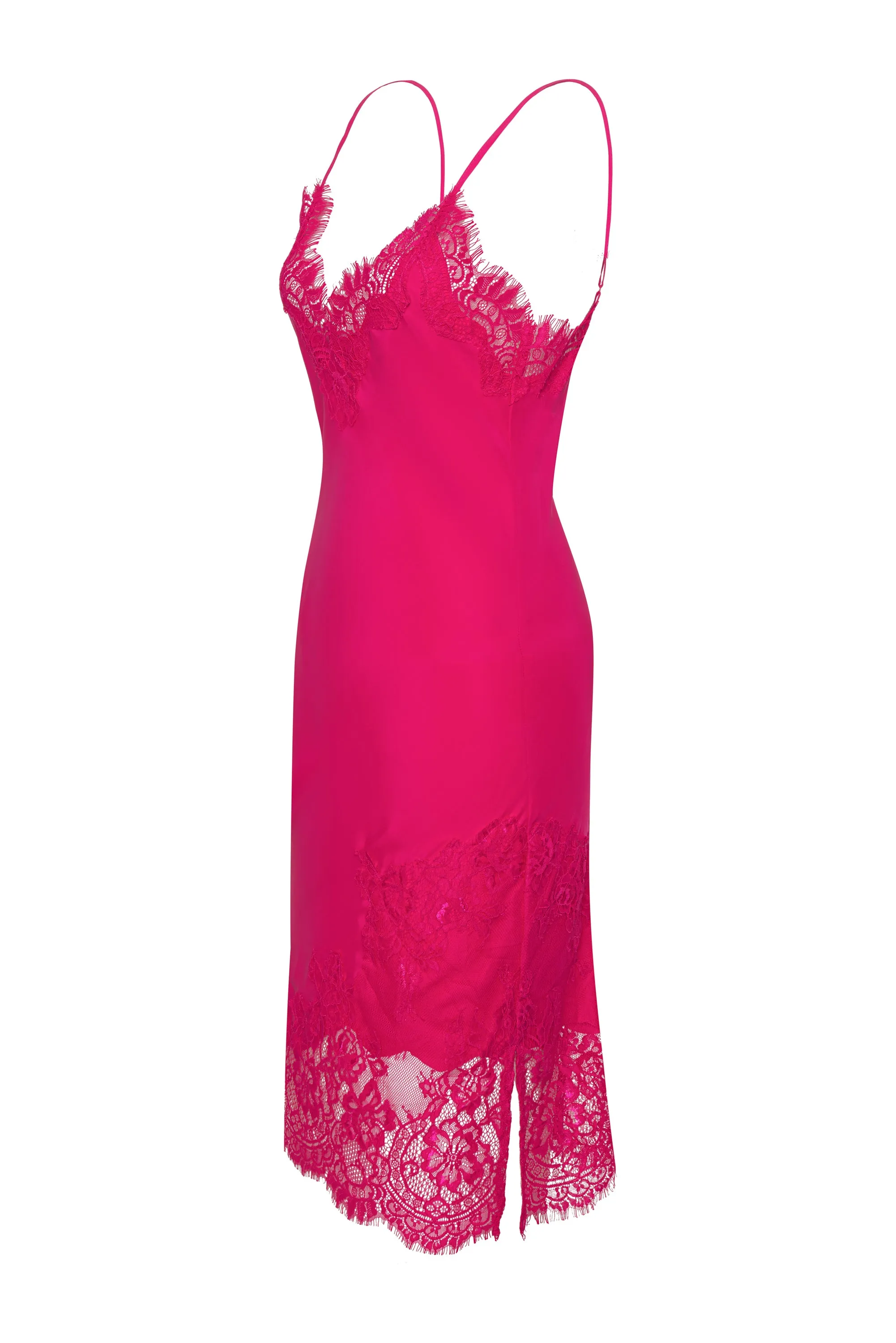 Grace Lace Silk Dress