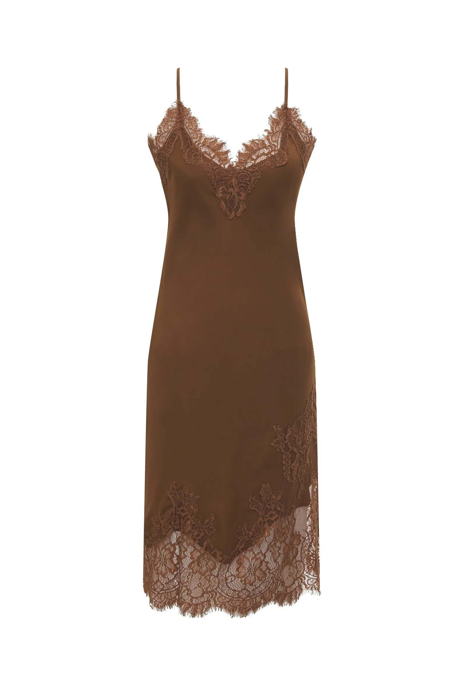 Grace Lace Silk Dress