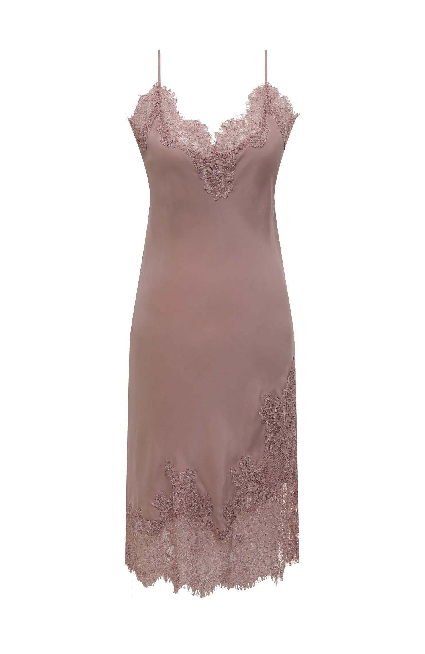 Grace Lace Silk Dress