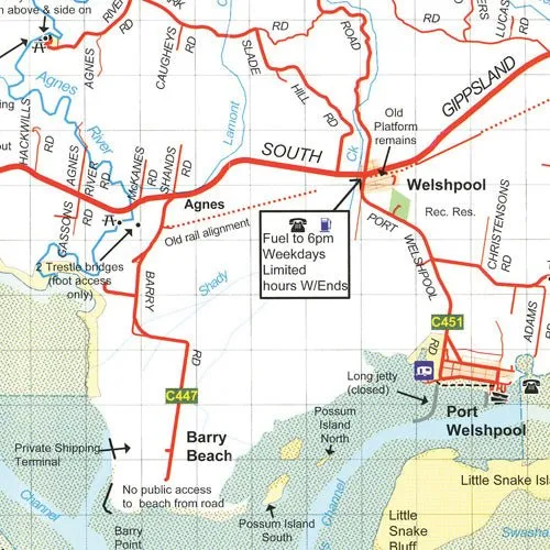 Hema South Gippsland - Wilsons Promontory Map