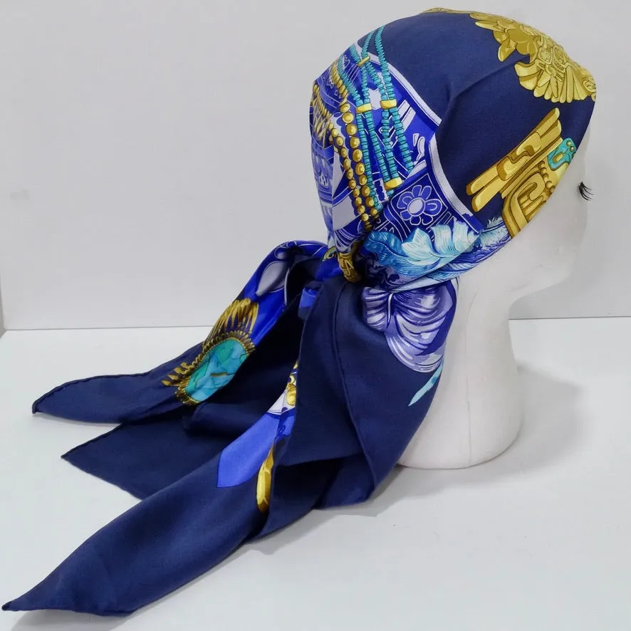 Hermes Mexique Scarf Circa 1985