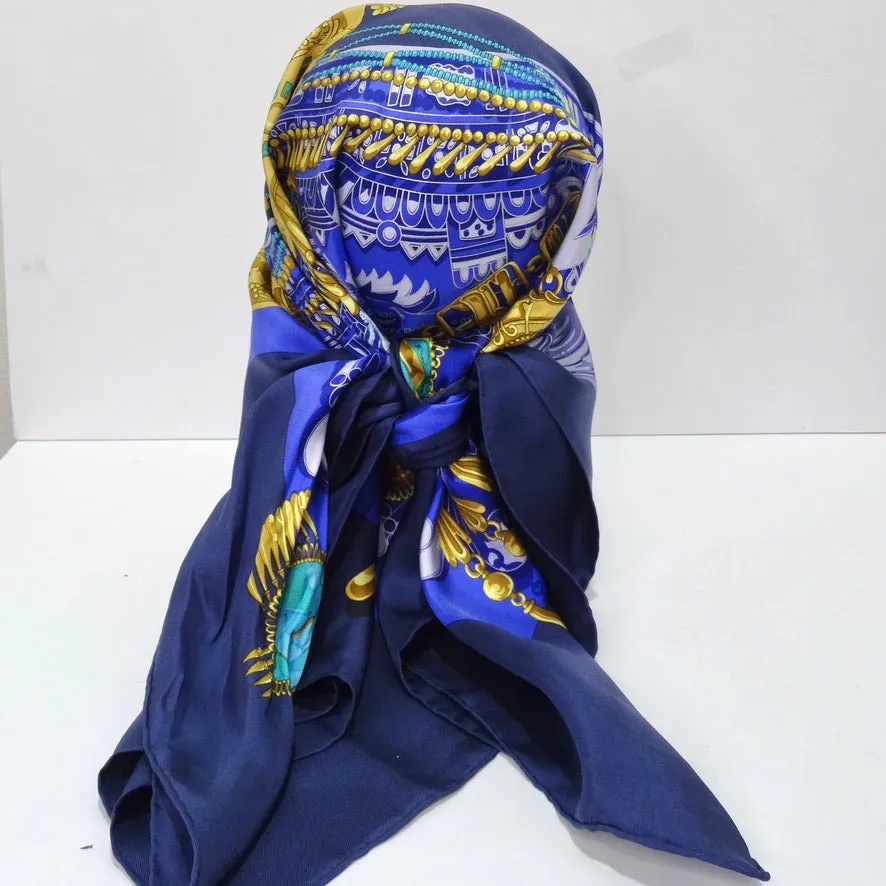 Hermes Mexique Scarf Circa 1985