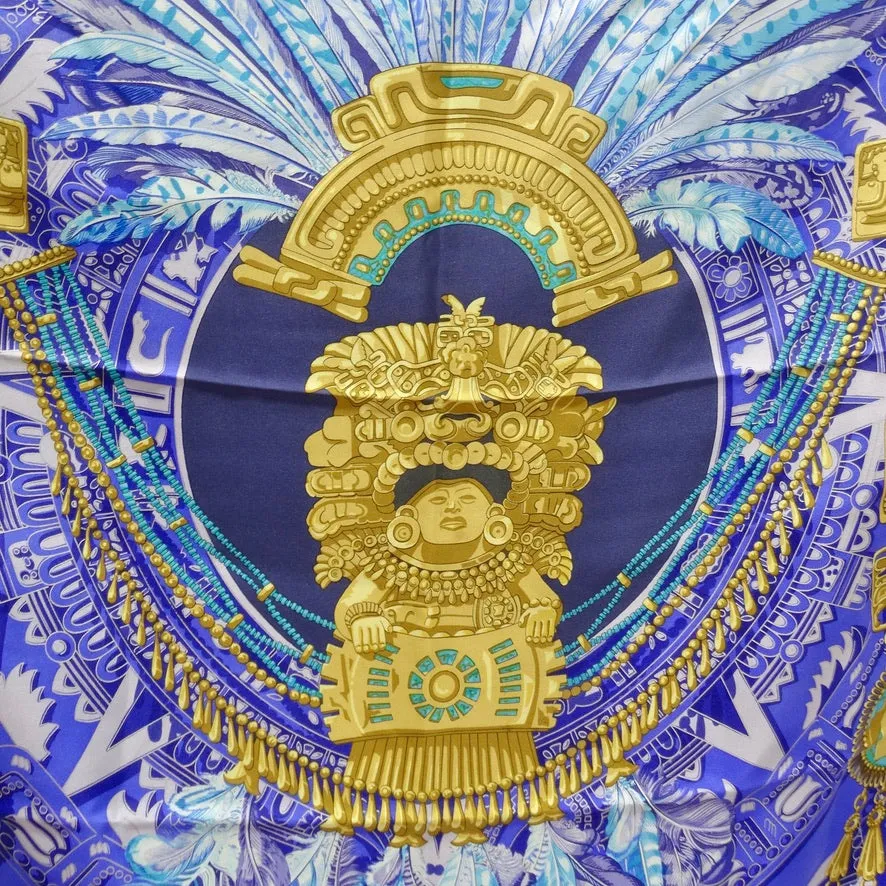 Hermes Mexique Scarf Circa 1985