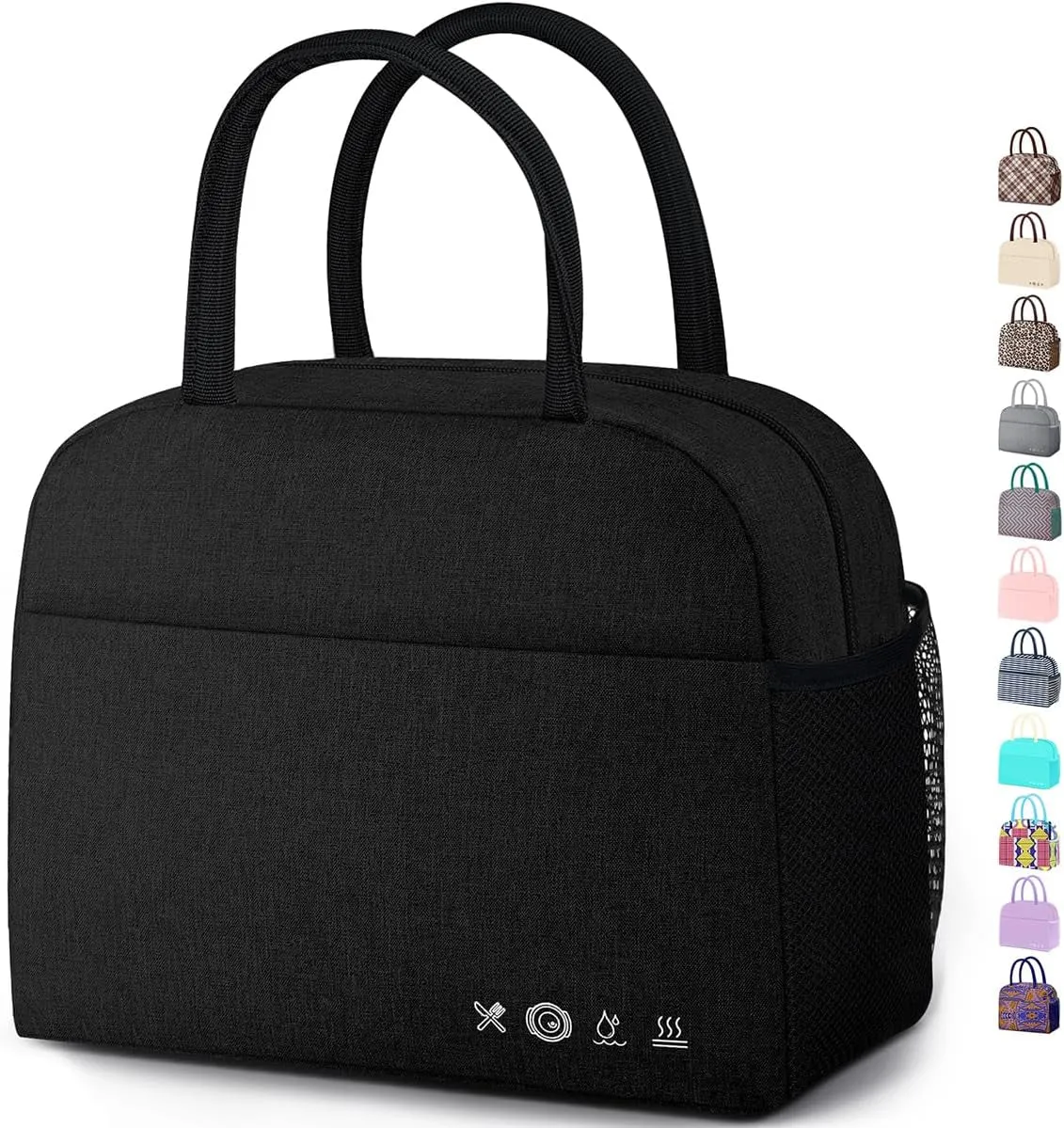 High Capacity Lunch Bag, Insulated Lunch Tote Bag for Travel Work Picnic