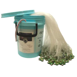 Humpback Minnow Shallow Water Cast Nets (1/4" Sq. Mesh) - 1.3lb per ft