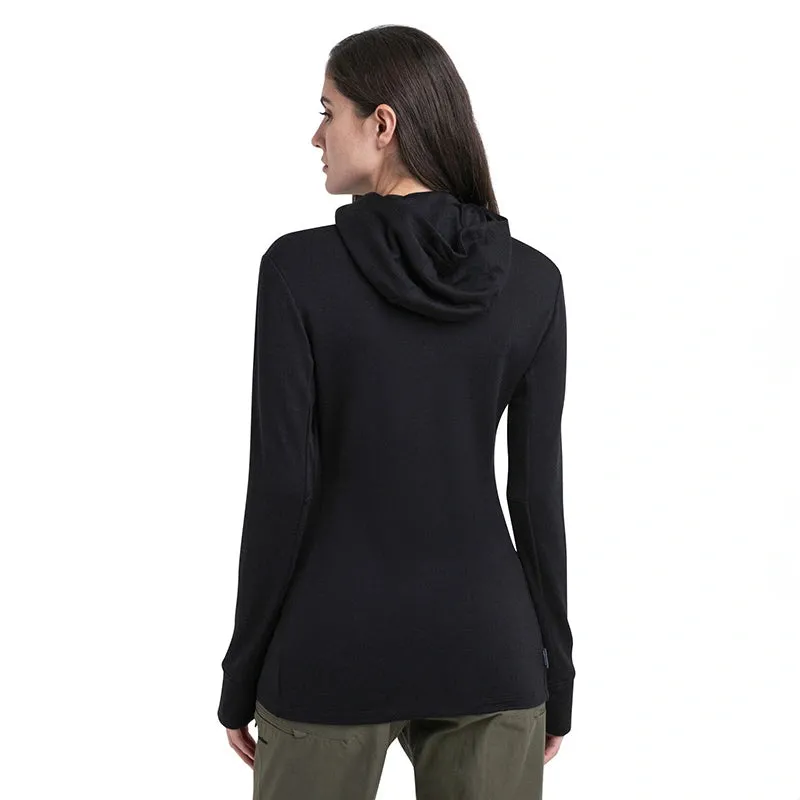 Icebreaker Merino 260 Quantum IV Long Sleeve Zip Womens Hooded Jacket
